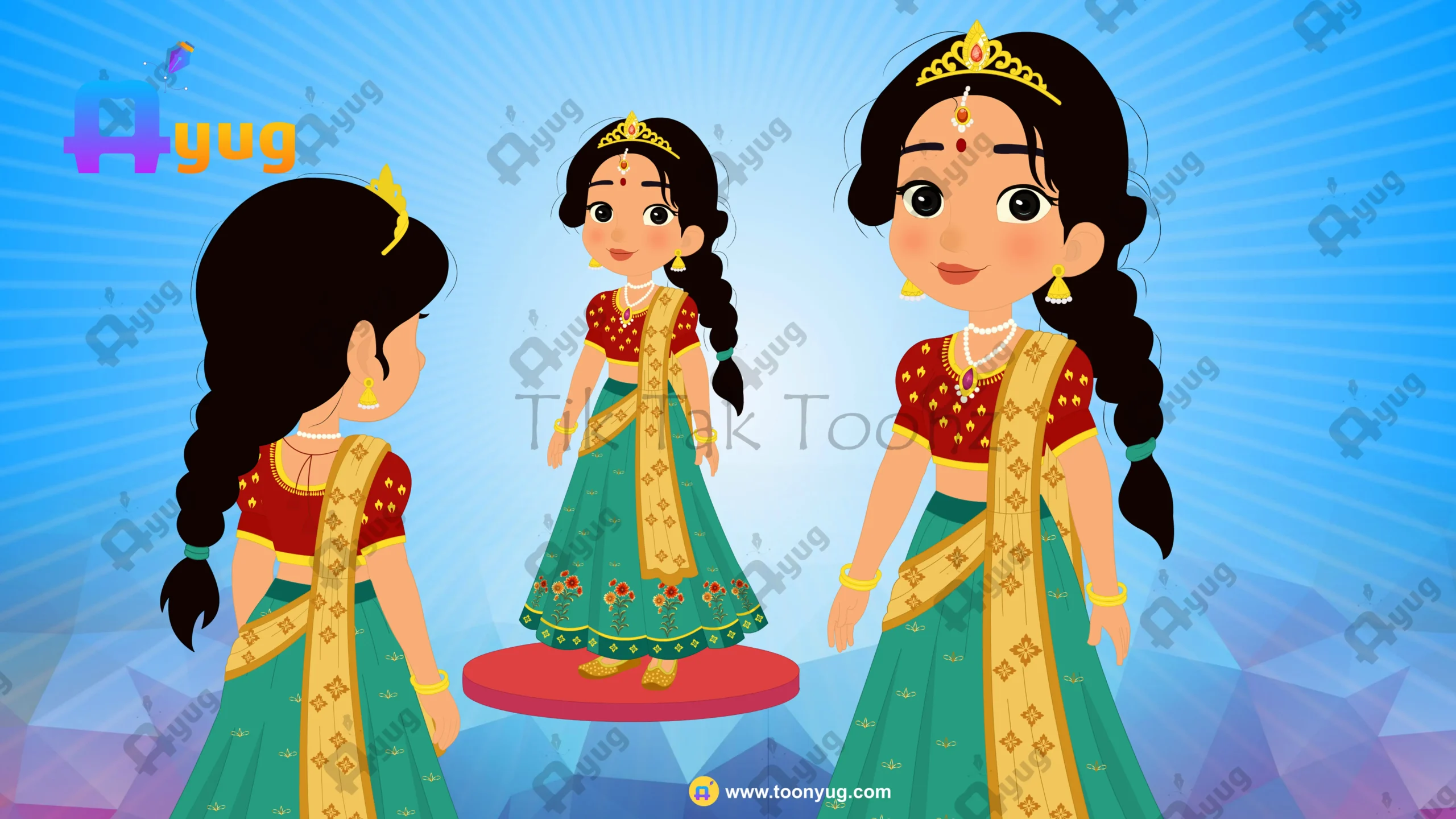 princess kid New Rani Daughter (Kid Child) Animated Human Character - Image 1