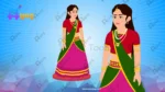 Indian Rajkumari Rani Animated Human Character
