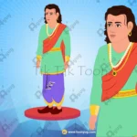 Indian Rajkumar Son Animated Human Character