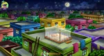 Indian Town Roof Top Day & Night 2D Animation Background (PSD & PNG ) - Image 3