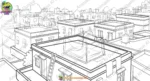 Indian Town Roof Top Day & Night 2D Animation Background (PSD & PNG ) - Image 2