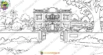 Rich Seth Ji Luxury Mansion Haveli 2D Animation Background (PSD & PNG ) - Image 2