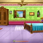 Rich Seth Ji Inside Bedroom 2D Animation Background (PSD & PNG )