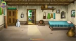 Indian Village Poor Man House Interior 2D Animation Background (PSD & PNG )
