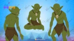 25 Jungle Danav And Monster Pack Animated Ghost Character Including Jinni,Jungle Devi,Rakshas, Demon King, Danav, Goblin, Baby Jinni etc - Image 47