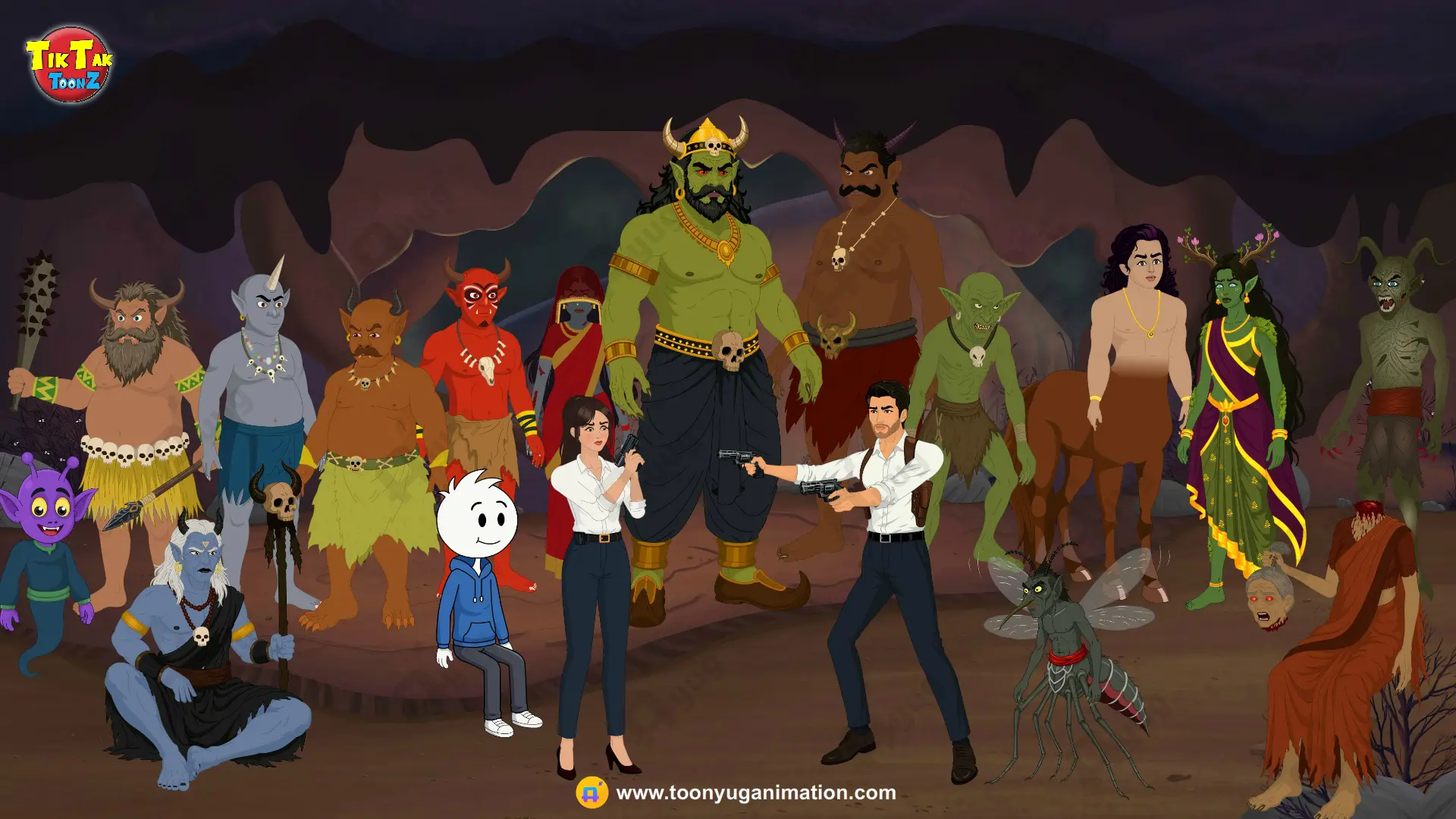 Heroic and Monster Animation Asset Pack Preview