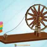 Animated Indian Charkha (Spinning Wheel) Prop for 2D Animation – Adobe Animate Vector Asset