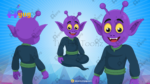 25 Jungle Danav And Monster Pack Animated Ghost Character Including Jinni,Jungle Devi,Rakshas, Demon King, Danav, Goblin, Baby Jinni etc - Image 62