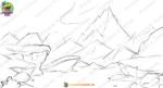 2D Snowy ( ice ) Mountain Animation Background – Magical Ice Landscape (PSD & PNG) - Image 2