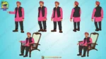 The Ultimate Moral Story Animation Pack | 20+ Vector Characters & 25+ PNG Backgrounds - Image 30