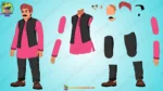 The Ultimate Moral Story Animation Pack | 20+ Vector Characters & 25+ PNG Backgrounds - Image 32