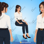 Premium Detective Demon Ghost( Rakshas) Girl Hunter ( Shikari) Animated Human Character