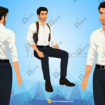 Premium Detective Demon Ghost( Rakshas) Hunter ( Shikari) Animated Human Character