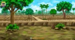 Indian Village Dry Farming Land ( Shukha Khet ) Animation Background (PSD & PNG)