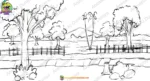 Indian Village Dry Farming Land ( Shukha Khet ) Animation Background (PSD & PNG) - Image 2