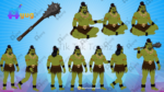 25 Jungle Danav And Monster Pack Animated Ghost Character Including Jinni,Jungle Devi,Rakshas, Demon King, Danav, Goblin, Baby Jinni etc - Image 19