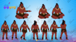 25 Jungle Danav And Monster Pack Animated Ghost Character Including Jinni,Jungle Devi,Rakshas, Demon King, Danav, Goblin, Baby Jinni etc - Image 4
