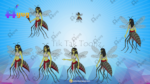 25 Jungle Danav And Monster Pack Animated Ghost Character Including Jinni,Jungle Devi,Rakshas, Demon King, Danav, Goblin, Baby Jinni etc - Image 11