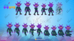 25 Jungle Danav And Monster Pack Animated Ghost Character Including Jinni,Jungle Devi,Rakshas, Demon King, Danav, Goblin, Baby Jinni etc - Image 12