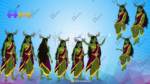 25 Jungle Danav And Monster Pack Animated Ghost Character Including Jinni,Jungle Devi,Rakshas, Demon King, Danav, Goblin, Baby Jinni etc - Image 9