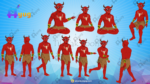 25 Jungle Danav And Monster Pack Animated Ghost Character Including Jinni,Jungle Devi,Rakshas, Demon King, Danav, Goblin, Baby Jinni etc - Image 6