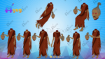 25 Jungle Danav And Monster Pack Animated Ghost Character Including Jinni,Jungle Devi,Rakshas, Demon King, Danav, Goblin, Baby Jinni etc - Image 15