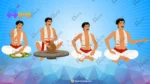 Premium 16+ Indian Kumhaar / कुम्हार(Potter) Poses Set Animated Human Character - Image 4