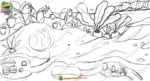 Magical Underground Ant House 2D Animation Background (PSD & PNG) - Image 2