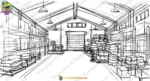 Indian Warehouse Godam Interior Animation Background (PSD & PNG) - Image 2