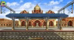Indian Railway Station Background |Railway Track Background (PSD & PNG)