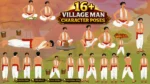 Premium 16+ Indian Kumhaar / कुम्हार(Potter) Poses Set Animated Human Character
