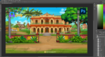 Premium Village Jamindar (Seth) Haveli House PSD High Quality Background - Image 2