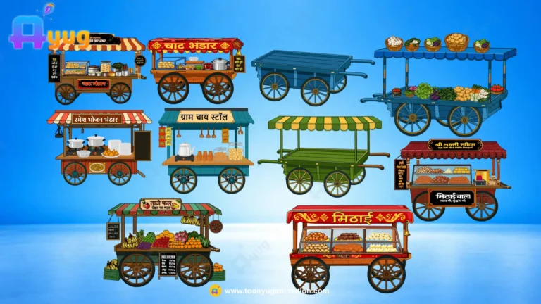 11 Indian Thela Cart Pack