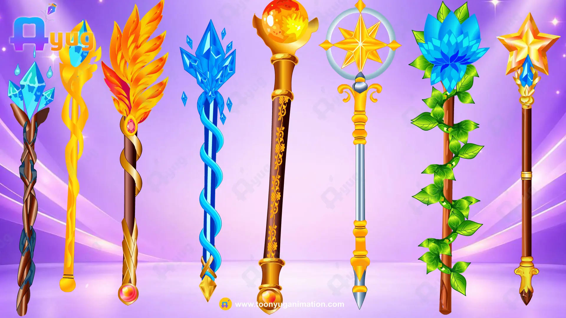 8-Fairy-Magic-Wands-Thumnail- 8 Fairy Magic Wands - Image 1