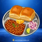 Bread Chole Food Prop