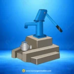 Blue Village Hand Pump