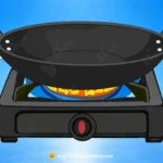 Indian Gas Stove & Kadhai