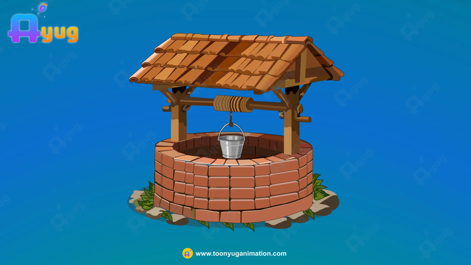 Chhat Wala Eent Kuan Thumbnail Brick Well with Tiled Roof - Image 1