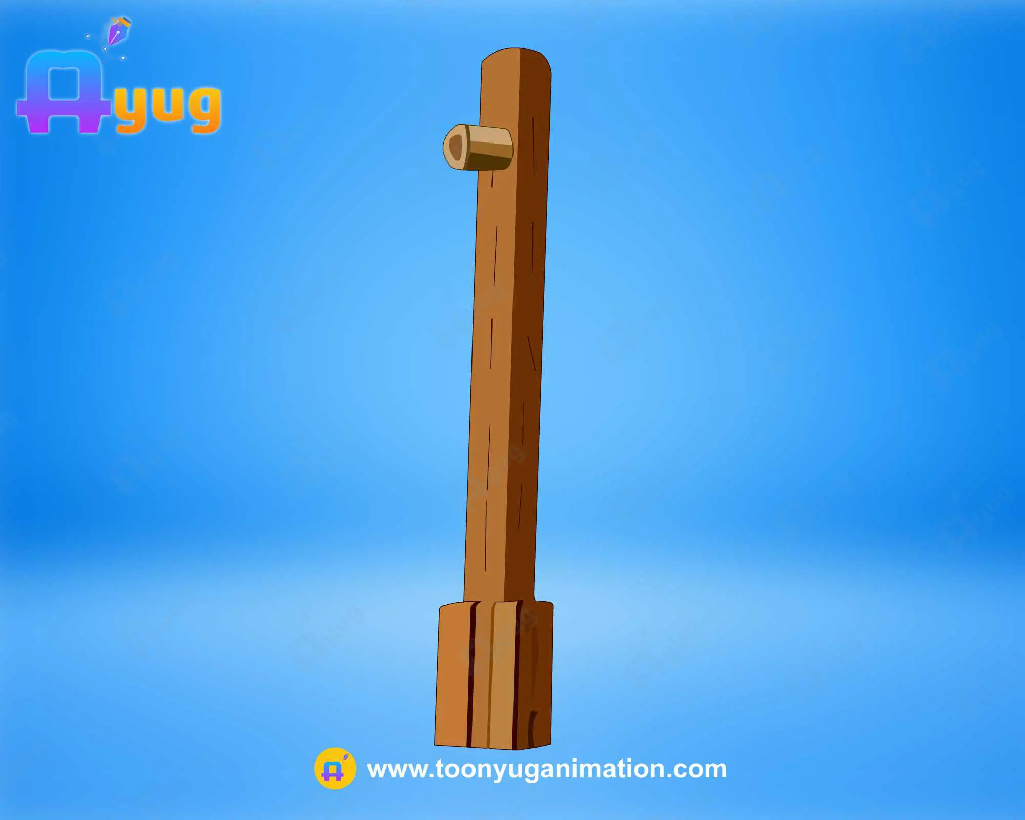 Desi Tools Thumnail0002 Wooden Well Digging Stick - Image 1