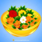 Indian Puja Flower Bowl