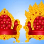 Royal Golden Throne Set