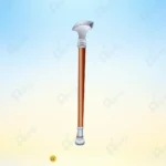 Silver-Topped Walking Cane