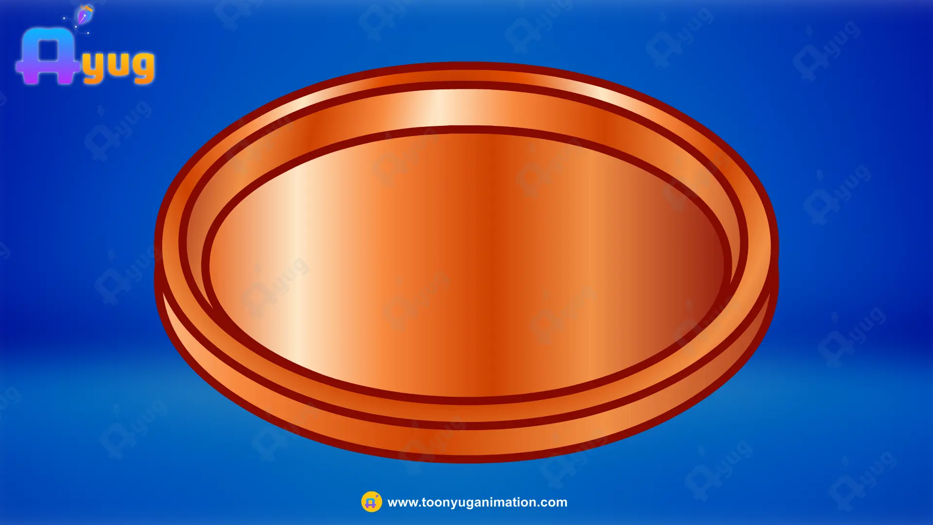 Thali Thumbnail Indian Copper Pooja Thali - Image 1