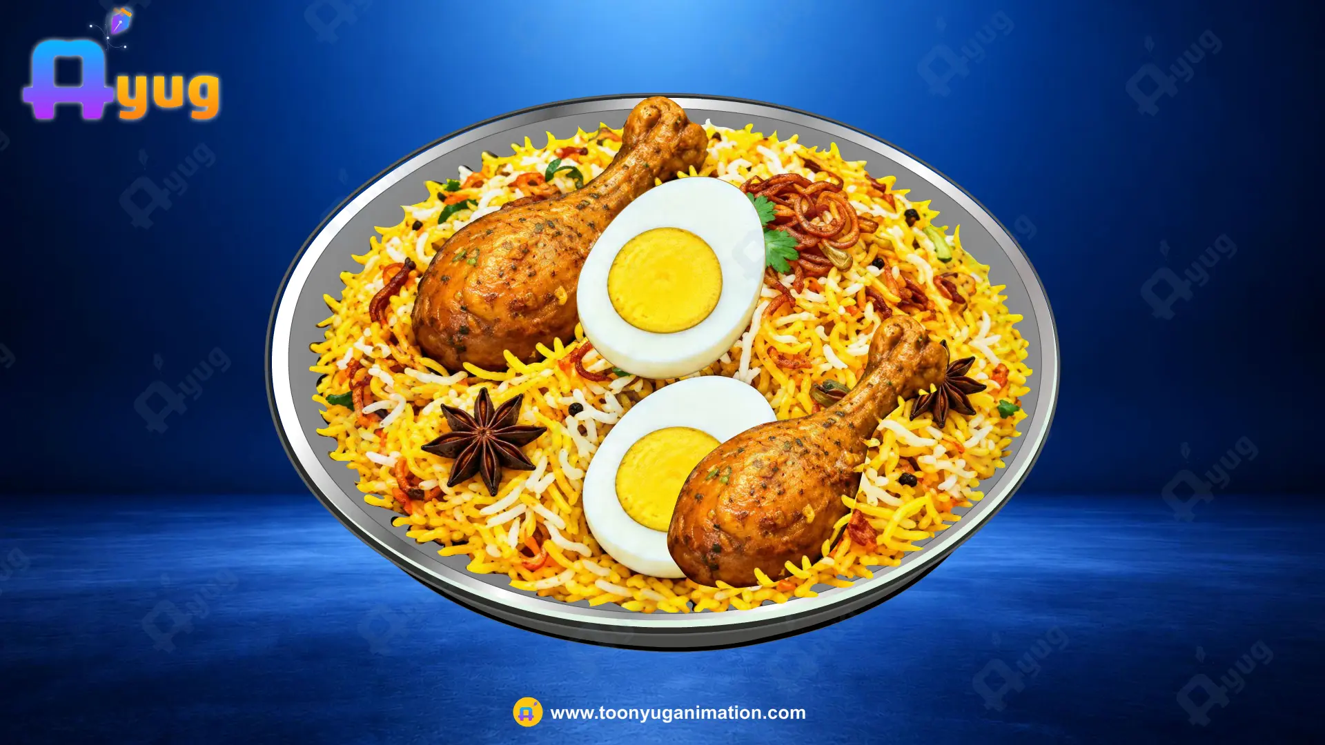 biryani Thumbnail Indian Chicken Biryani Food Prop - Image 1