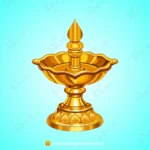 Golden Indian Diya