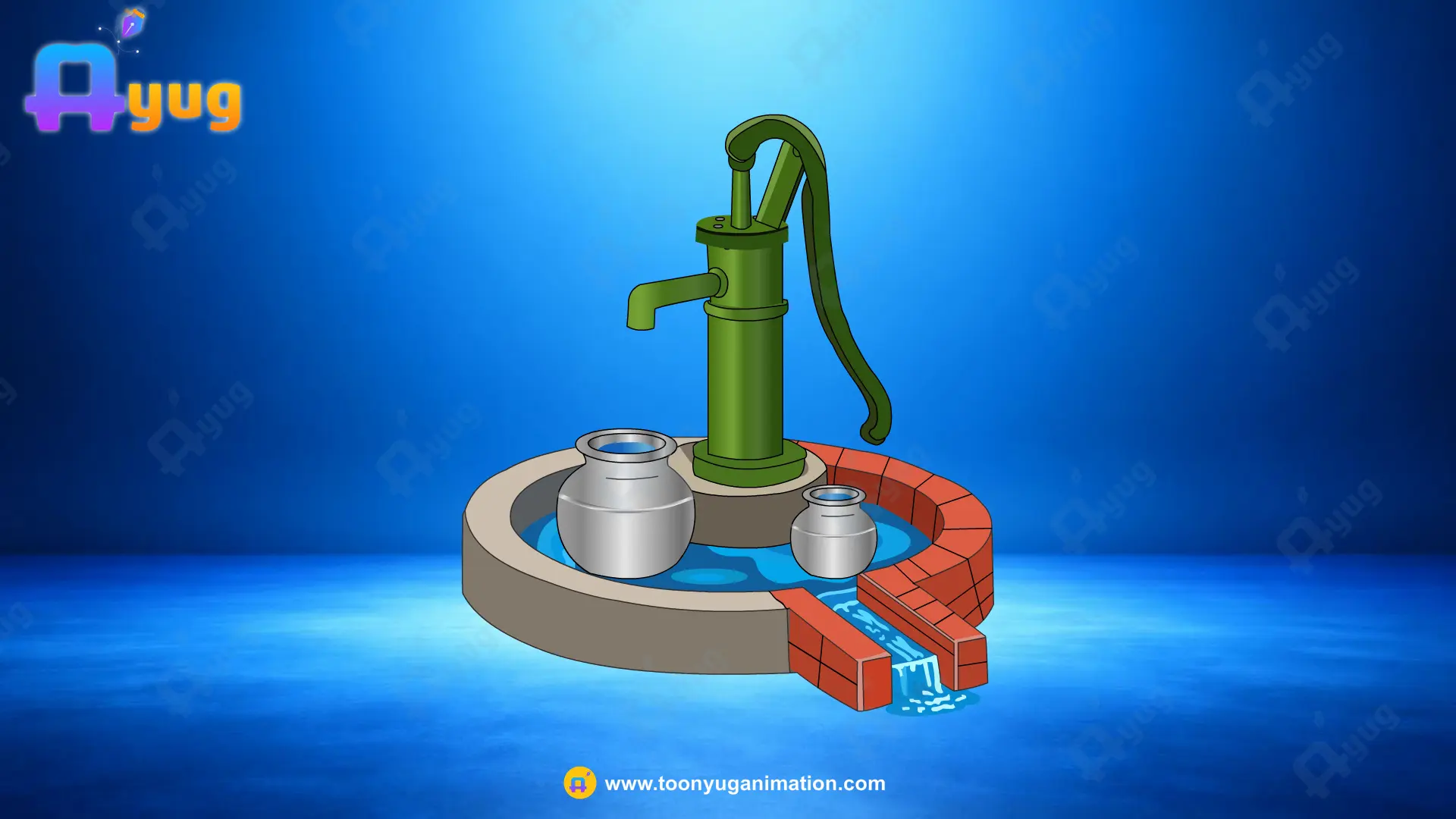 green Hand pump Thumbnail Green Indian Hand Pump - Image 1