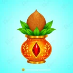 Puja Kalash with Coconut