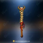 Horned Skull Staff