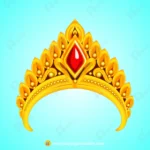 Golden Lotus Mukut Crown