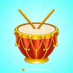 Nagara Drum with Sticks